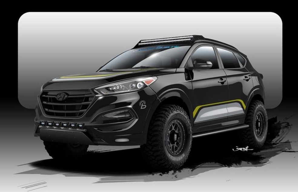 Tuning Hyundai Tucson off-road (Foto: Divulgação) — Foto: Auto Esporte