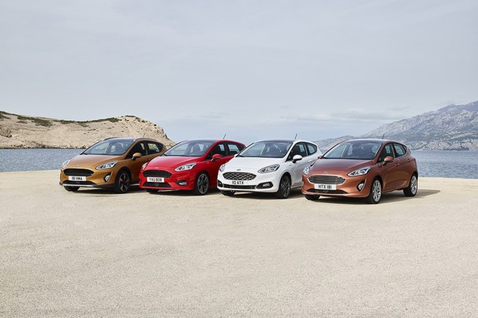 Ford revela nova geração do Fiesta na Europa (Foto: Divulgação) — Foto: Auto Esporte