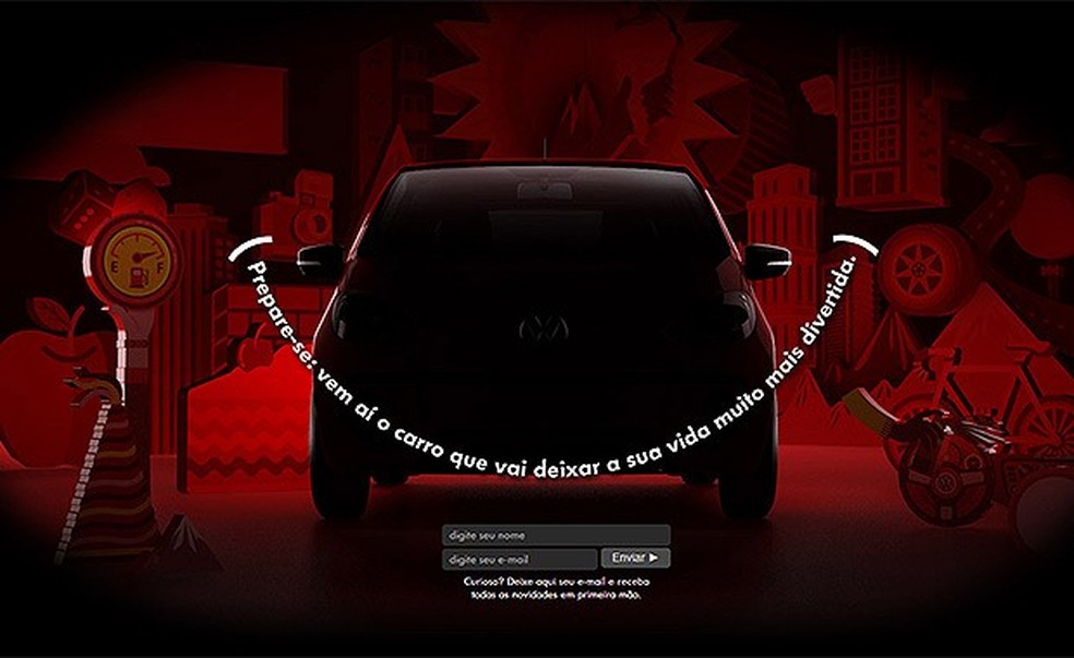 Vw up! já tem teaser no site brasileiro (Foto: Volkswagen) — Foto: Auto Esporte