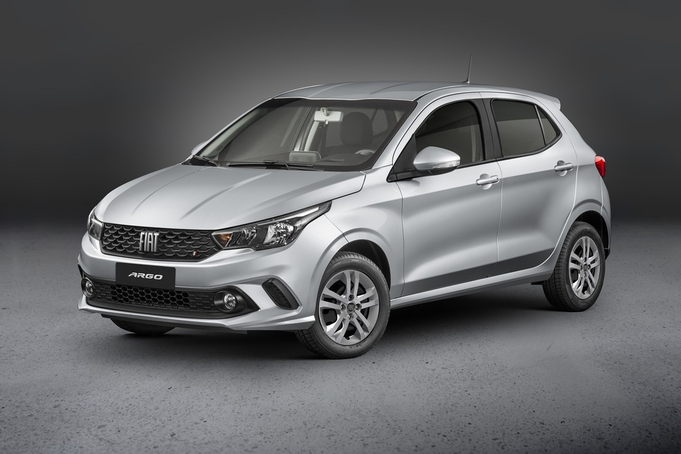 O Fiat Argo 1.0 tem motor aspirado flex da família FireFly. — Foto: Divulgação/Fiat