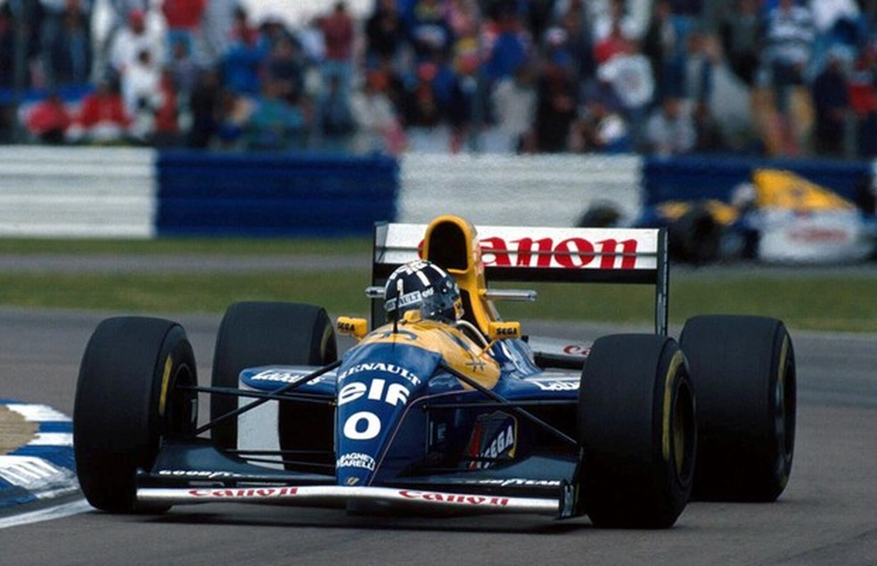 Damon Hill correu com o número zero em 1993 e 1994 (Foto: Divulgação) — Foto: Auto Esporte