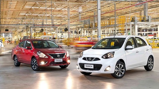 Nissan lança March e Versa com câmbio CVT