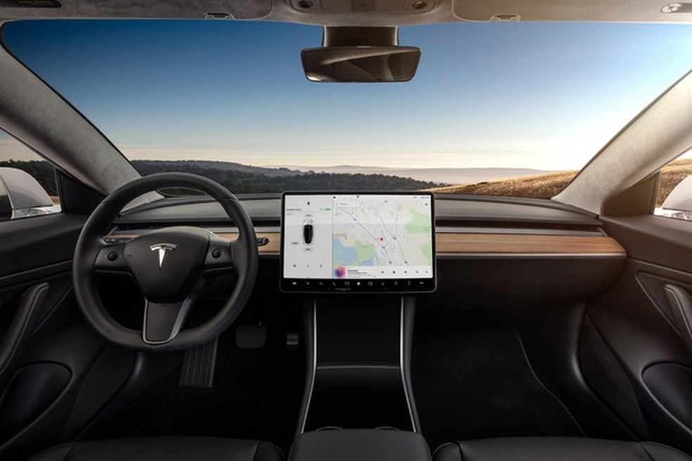Tesla Model 3 (Foto: Divulgação) — Foto: Auto Esporte