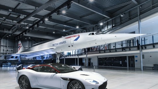 É um carro? Um avião? Aston Martin cria DBS para homenagear os 50 anos do Concorde