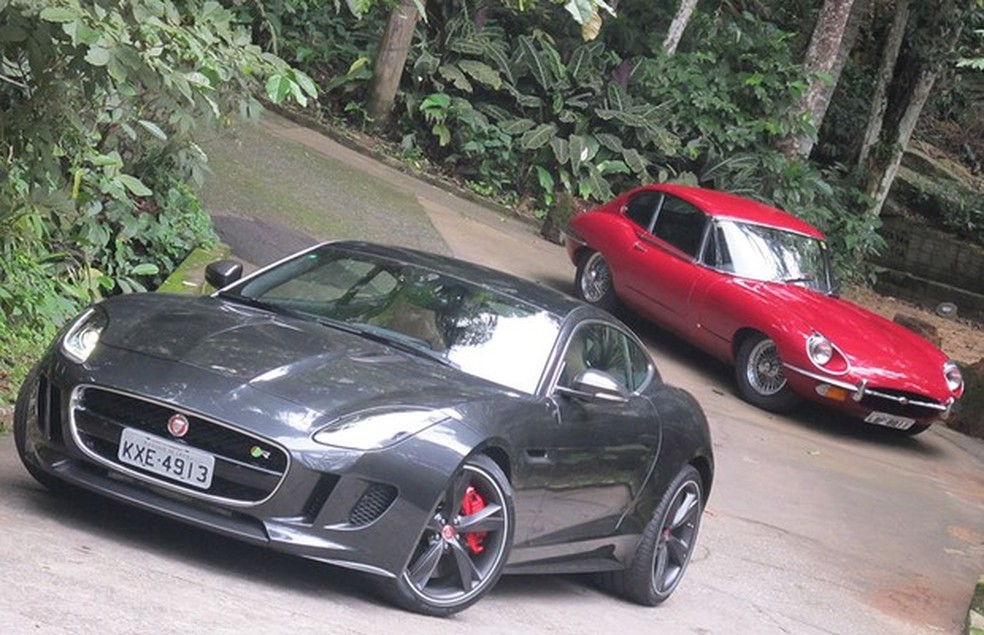 Jaguar F-Type R e E-Type cupê (Foto: Diego Speratti) — Foto: Auto Esporte