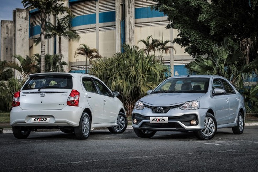 Toyota Etios 2018  (Foto: Divulgação) — Foto: Auto Esporte