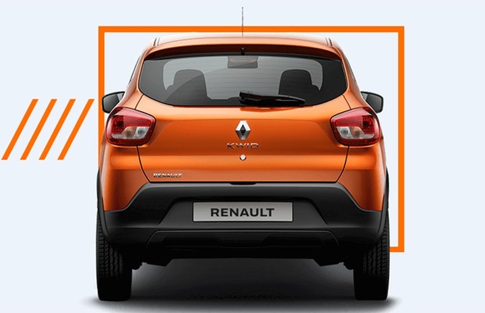 Renault Kwid em versão de produção aparece no site oficial antes da estreia (Foto: Divulgação) — Foto: Auto Esporte
