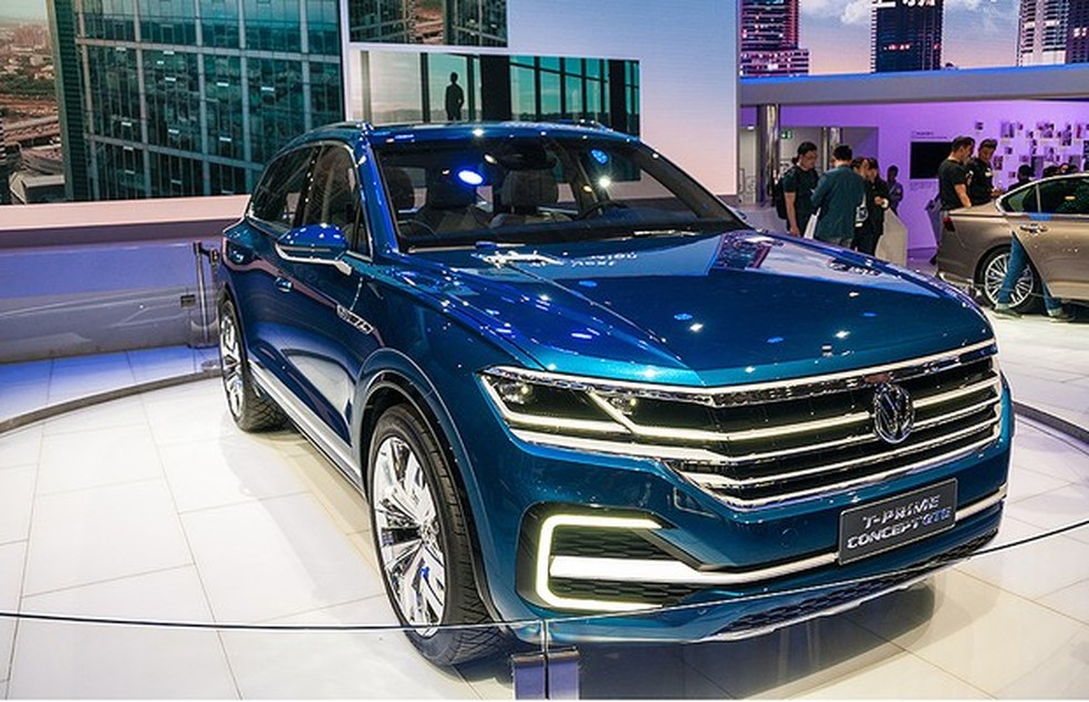 Volkswagen T-Prime Concept GTE no Salão de Pequim 2016 (Foto: Newspress) — Foto: Auto Esporte