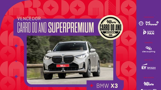 BMW X3 é o Carro do Ano Superpremium 2026