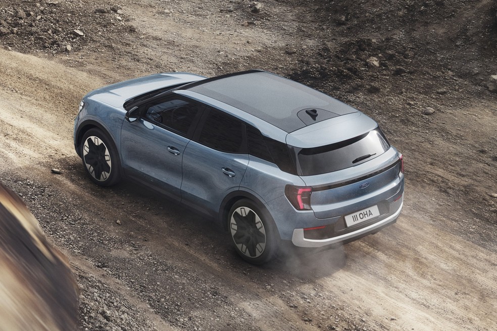 Ford Explorer EV tem semelhanças sutis com a versão movida a gasolina — Foto: Divulgação