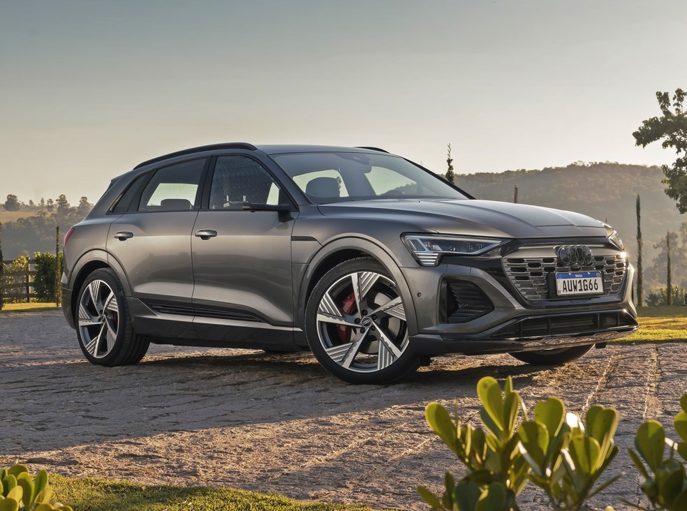 Audi Q8 e-tron nada mais é do que a atualização do nome do antigo e-tron — Foto: Divulgação