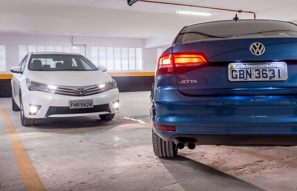 Comparativo: Volkswagen Jetta X Toyota Corolla (Foto: GUstavo Maffei/Auto News Brasil) — Foto: Auto Esporte