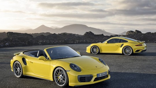Porsche 911 Turbo e Turbo S são revelados com motor mais potente 