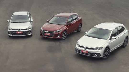Polo x HB20 x Onix: o que a versão mais barata com motor turbo oferece