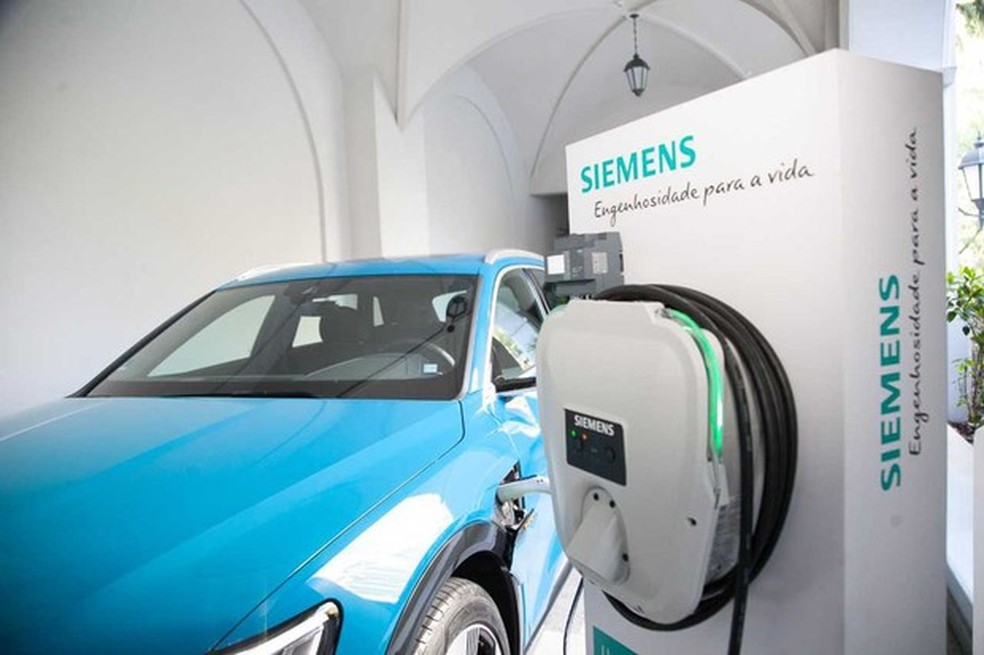 A Siemens fornece carregadores para carros (Foto: Divulgação) — Foto: Auto Esporte