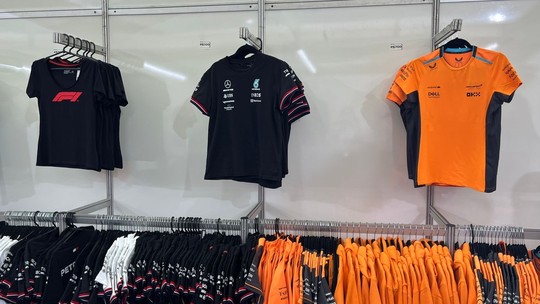 GP do Brasil: roupas e acessórios oficiais da F1 chegam a custar R$ 2.000 no Autódromo de Interlagos