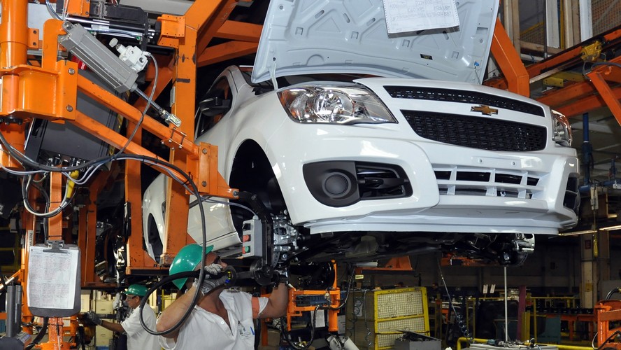 Chevrolet Montana 2020 Linha Montagem Fábrica São Caetano do Sul