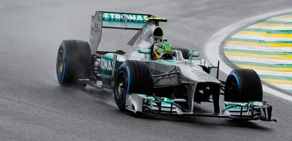 A Mercedes de Lewis Hamilton (Foto: Ivan Carneiro) — Foto: Auto Esporte