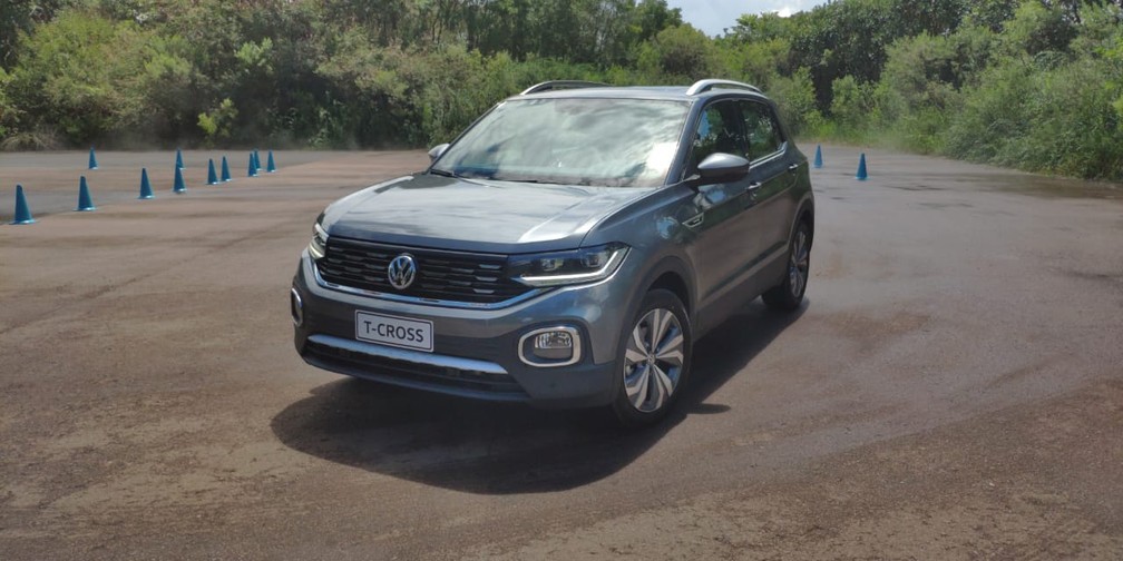 T-Cross tem duas motorizações diferentes: 1.0 turbo e 1.4 turbo — Foto: André Paixão/G1