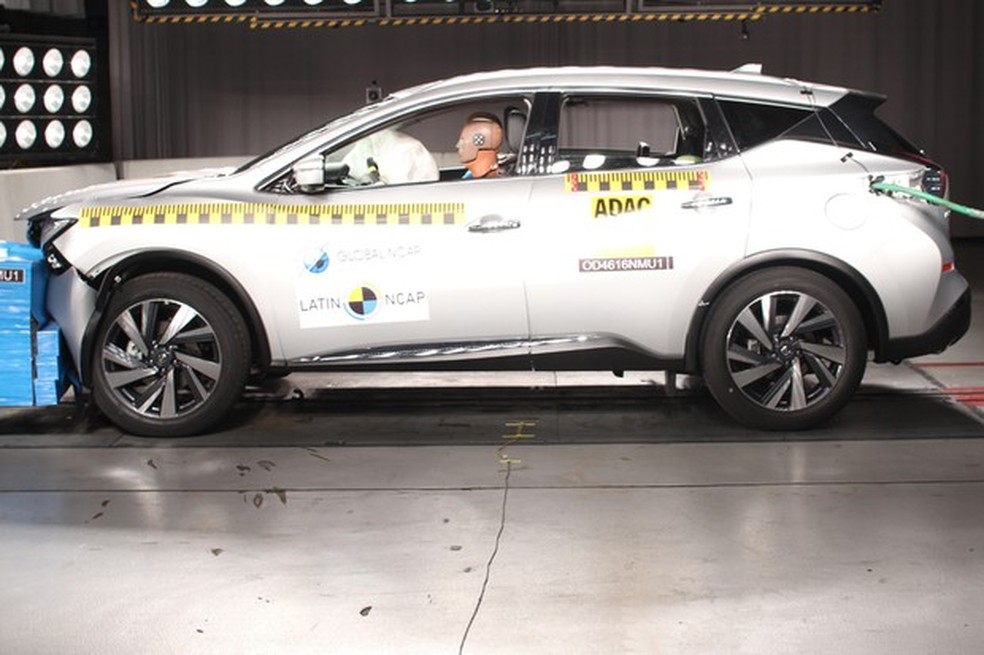 Nissan Murano vai mal em crash test do Latin NCAP (Foto: Divulgação) — Foto: Auto Esporte