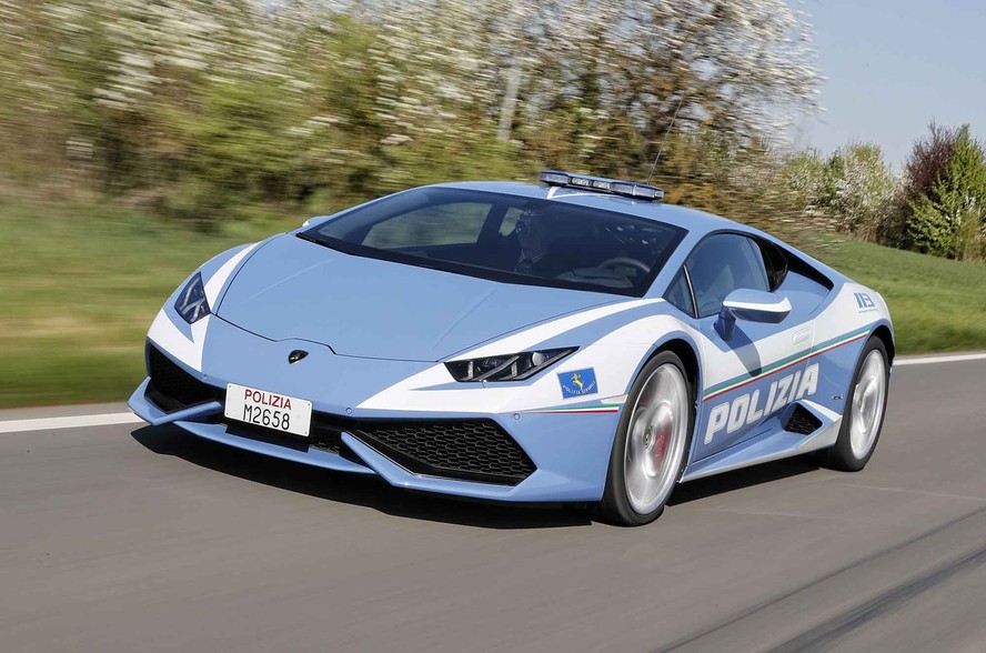 Lamborghini Huracán da Polícia Italiana