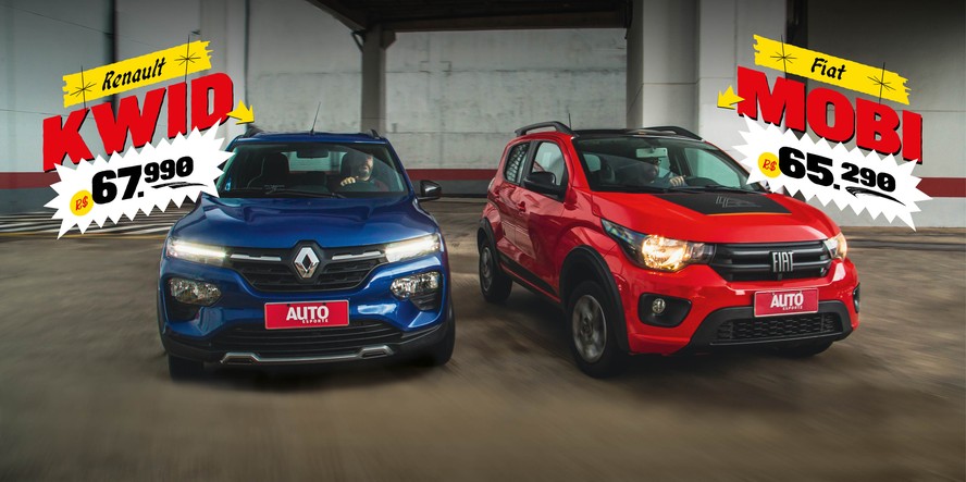 Comparativo: Renault Kwid x Fiat Mobi Trekking