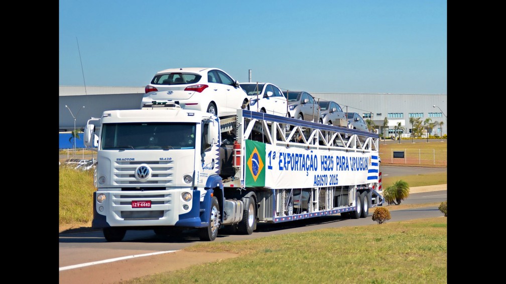 Hyundai exporta para o Uruguai desde agosto — Foto: Divulgação