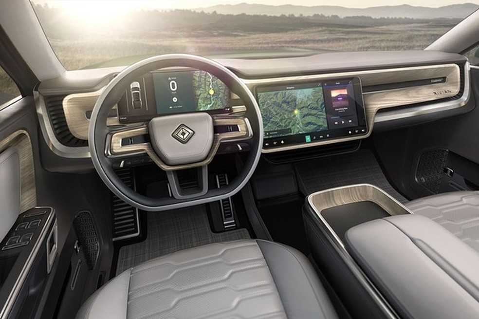 Cabine é basicamente a mesma nos dois utilitários (Foto: Divulgação) — Foto: Auto Esporte