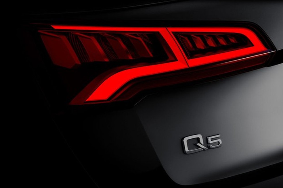 Audi mostra teaser da nova geração do Q5 (Foto: Divulgação) — Foto: Auto Esporte