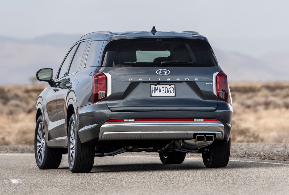 Hyundai Palisade faz quase 10 km/l de gasolina na estrada — Foto: Divulgação