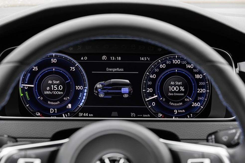 Gráficos mostram o fluxo de energia no veículo (Foto: Divulgação) — Foto: Auto Esporte