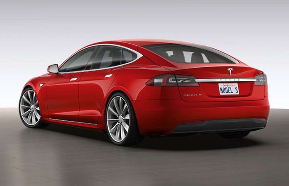 Traseira do Tesla Model S 2017 (Foto: Divulgação) — Foto: Auto Esporte