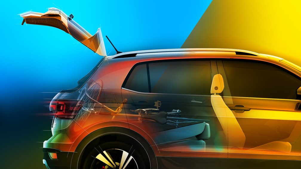 Versão europeia do Volkswagen T-Cross — Foto: Volkswagen/Divulgação