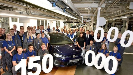Volkswagen chega a 150 milhões de carros produzidos