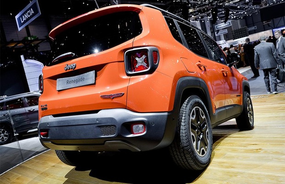 Jeep Renegade no Salão de Genebra (Foto: Newspress) — Foto: Auto Esporte