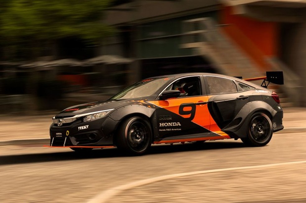 Honda Civic híbrido de 600 cv (Foto: divulgação) — Foto: Auto Esporte