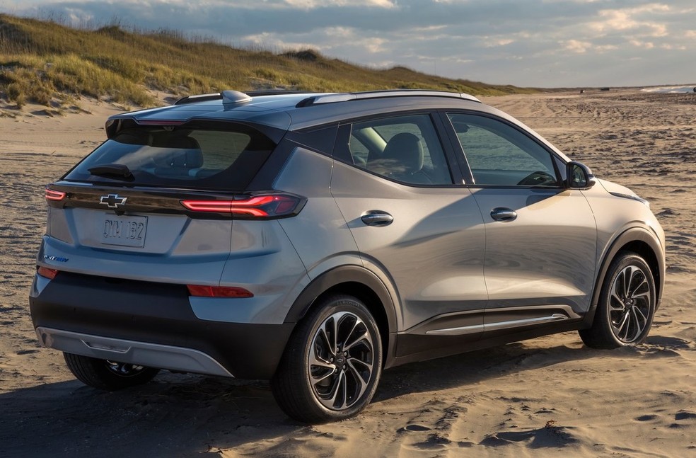 Autonomia do Chevrolet Bolt EUV é de 377 km, segundo o Inmetro — Foto: Divulgação