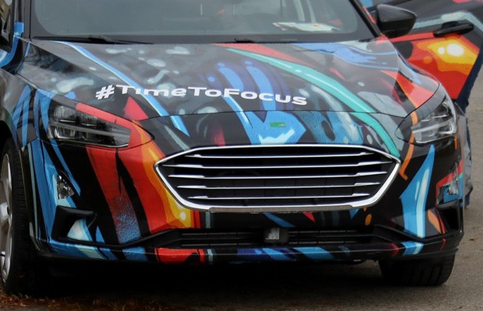 Novo Ford Focus é flagrado (Foto: Automedia) — Foto: Auto Esporte