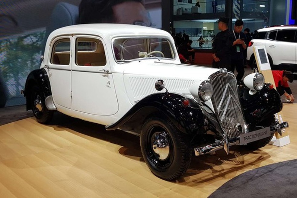 Citroën Traction Avant no Salão de Xangai 2019 (Foto: Julio Cabral / Auto News Brasil) — Foto: Auto Esporte