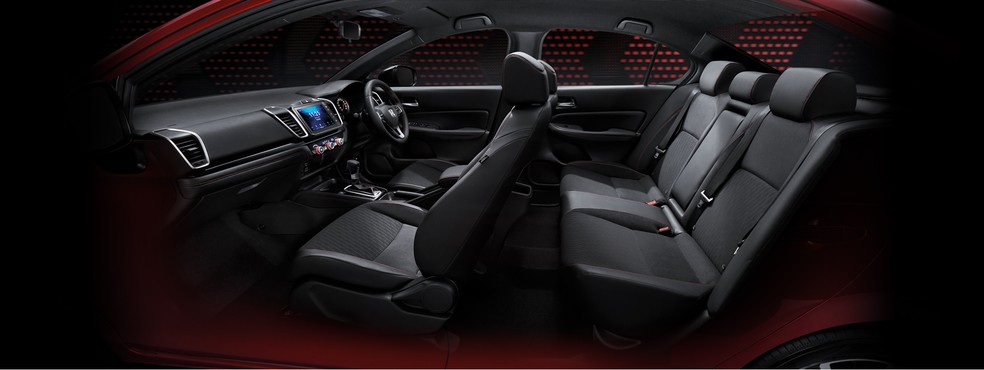 Interior do Honda City de nova geração — Foto: Divulgação