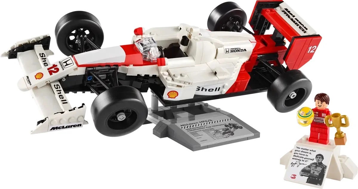 McLaren do 1º título de Senna vira kit Lego para homenagear piloto