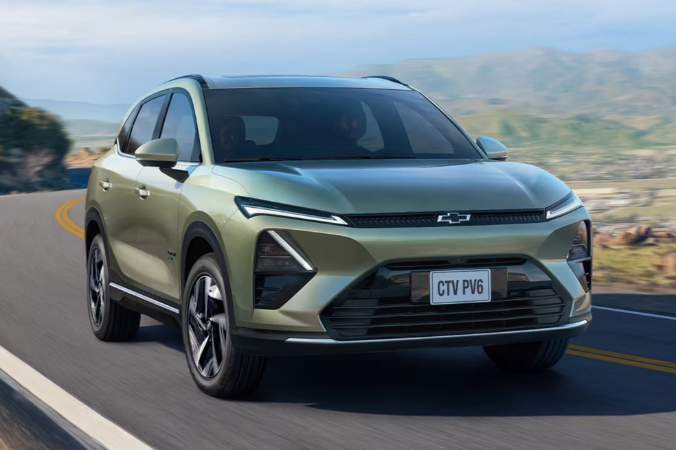 Novo Chevrolet Captiva PHEV deve ser efetivamente o primeiro modelo híbrido da marca no Brasil — Foto: Chevrolet/Divulgação
