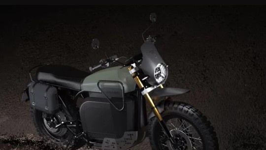 Primeira scrambler elétrica do mundo encara qualquer terreno e roda até 100 km