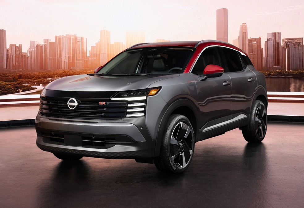 Novo Nissan Kicks 2025 terá visual totalmente diferente da atual geração vendida no Brasil — Foto: Divulgação