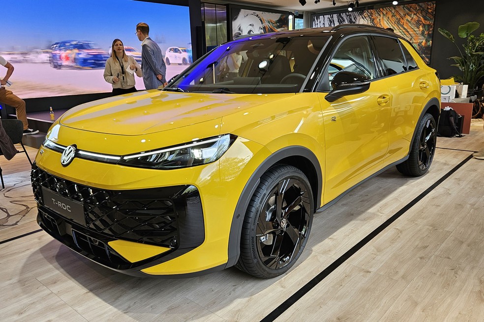 Novo Volkswagen T-Roc europeu será produzido no Brasil com design profundamente reformulado — Foto: Leonardo Felix/Auto News Brasil