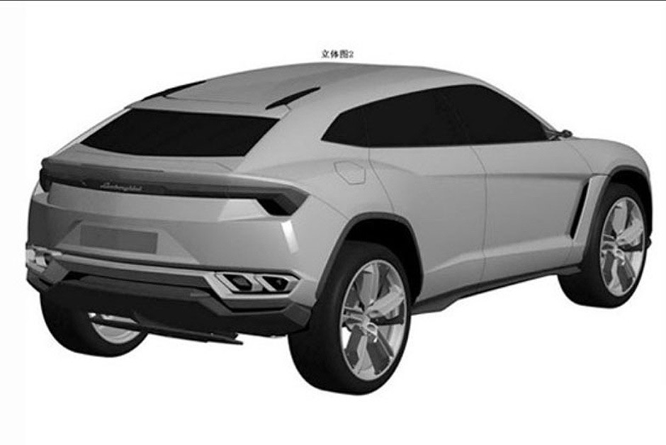 Patente do Lamborghini Urus