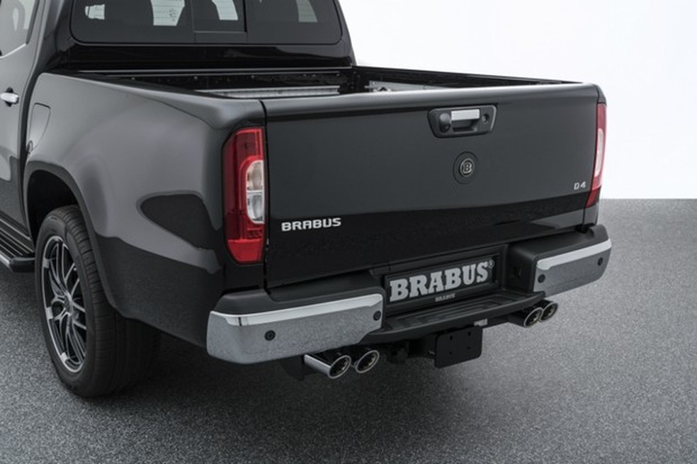 Traseira da Mercedes Classe X pela Brabus (Foto: Divulgação) — Foto: Auto Esporte