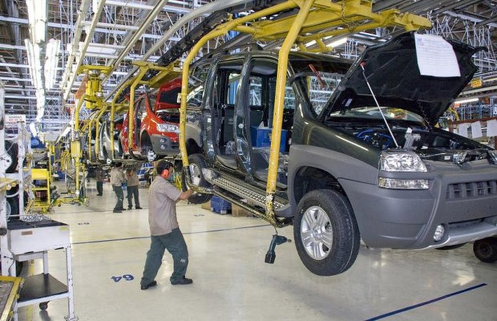 Fábrica Fiat Brasil, linha de montagem (Foto: Divulgação) — Foto: Auto Esporte