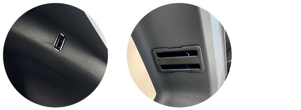 Interior tem mimos como USB junto ao retrovisor central e porta-cartão ao lado do motorista (Foto: Bruno Guerreiro) — Foto: Auto Esporte