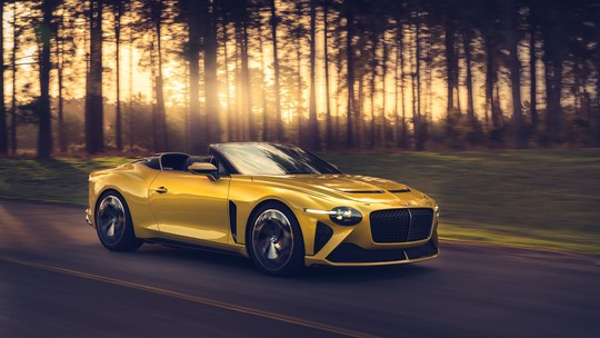 Bentley lança conversível para 2 pessoas, com produção limitada a 12 unidades, e que custa R$ 8,6 mi